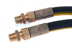 Air hose assembly, Codeflex Suprene, BSPT Ends