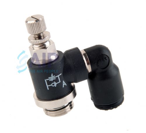 Banjo Flow Control Fine Adjust Elbow BSPP/Metric