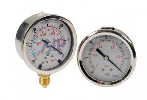 Vacuum gauges 50, 63, 100mm dial