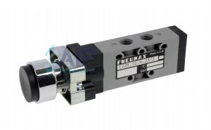 Raised Push Button/Spring Valve 1/8