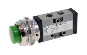 Palm Push Button 30mm/Spring 1/8