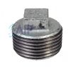 Malleable Iron Hollow Blanking Plug 1/4 - 2