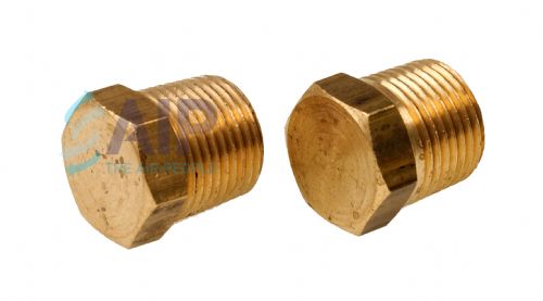 Brass Solid Hex Male BSPT and NPT Blanking Plug