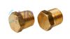 Brass Solid Hex Male BSPT and NPT Blanking Plug