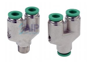 Olab Push In Y Piece Connector 4mm - 6mm