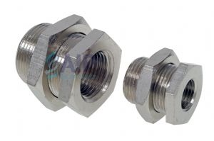 Nickel Plated Brass BSP Bulkhead Fitting