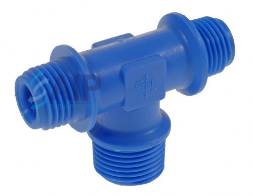 Nylon Male Unequal Branch BSP Tee  1/8