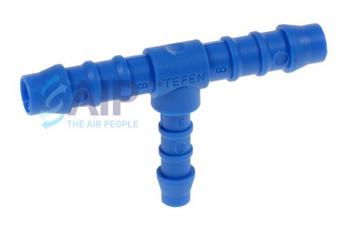 Nylon Reducing Barbed Tee Adaptor 1/8