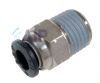 Male Stud Connector NPT 1/4 - 1/2
