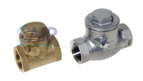 Swing Check Valve - Brass/Stainless Steel 3/8