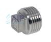 Square Head Blank Plug 1/8 - 4 BSPT 316 St/Steel