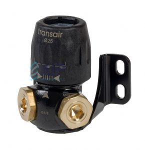 Transair Wall Bracket with 1, 2 or 3 Outlets
