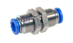Metric Equal Push In Bulkhead Union 4 - 16mm od