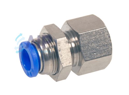 Push In Female Bulkhead Stud BSPT 4 - 12mm od