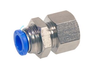 Push In Female Bulkhead Stud BSPT 4 - 12mm od