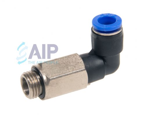 Push In Male Stud Extended Elbow BSPP 4 - 16mm od 