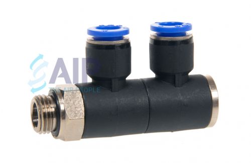 Push In Male Stud Double Banjo BSPP 4 - 12mm od