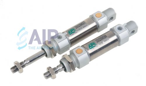 Mini ISO Pneumatic Cylinders Single Acting 8-25mm 