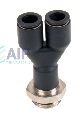 Legris LF3000 Push In Y Piece - Male Metric & BSPP