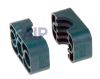 Single Std Tube Grooved Clamp Jaws (Polypropylene)