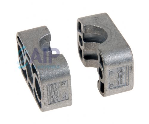 Single Std Tube Grooved Clamp Jaws (Aluminium)
