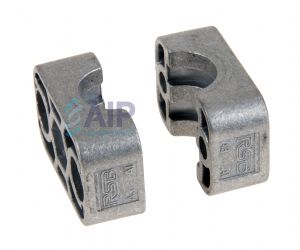 Single Std Tube Grooved Clamp Jaws (Aluminium)