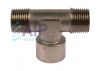 Nickel Plated Brass Centre Leg Female BSP Tee