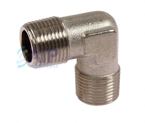 Nickel Plated Brass Male/Male BSP Equal Elbow