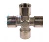 Nickel Plated Brass Female BSP Equal Cross 