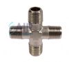 Nickel Plated Brass Male BSP Equal Cross 