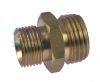 Male Hex Nipple Brass BSPP 60 Degree Cone