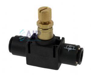Legris Flow Control Valve - In Line Type - Push In